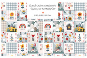 Scandinawian Patchwork Seamless, a Pattern Graphic by Toltemara (Thumbnail 1 of 3)