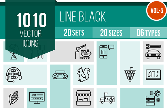 1010 Line Icons