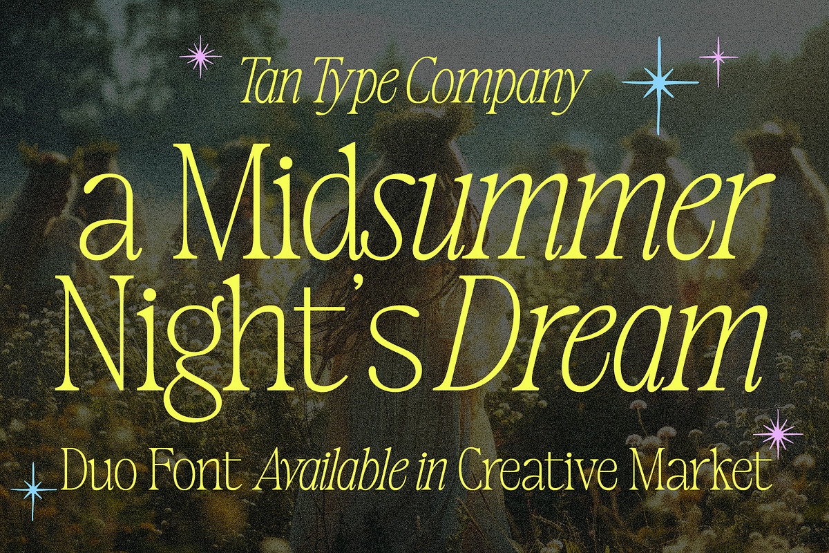 TAN-MIDSUMMER- DUO FONT, a Serif Font by TanType (Photo 1 of 10)