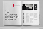 Black and White Magazine Template, a Magazine Template by Boris Cupac (Thumbnail 6 of 7)