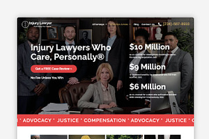 Injury Lawyer WordPress Theme, a WordPress Template by Your Theme Shop