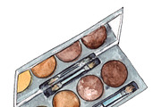 Set of watercolor cosmetics, an Illustration by Watercolor_Vector Graphic (Thumbnail 7 of 10)