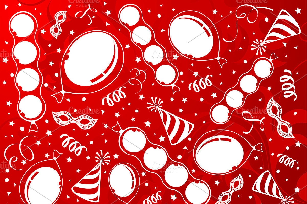 Birthday, Christmas Backgrounds, a Decorative Illustration by TAlex (Photo 2 of 6)