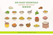 Eid Food & Feast Illustration Pack, an Illustration by MEANDSTUDIO (Thumbnail 1 of 5)