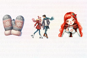 Cozy Winter Clipart, an Illustration by CreationArt (Thumbnail 5 of 5)