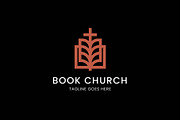 Book Church Logo Template, a Branding & Logo Template by Evloxx Studio (Thumbnail 2 of 3)