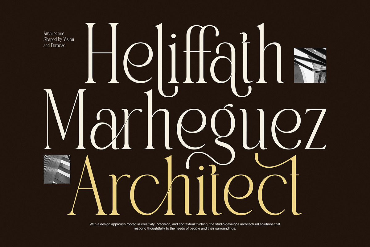 Bember Elegant Serif Font, a Serif Font by Graphicxell (Photo 4 of 8)