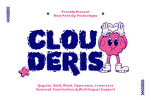 Clouderis - Bubble Font
