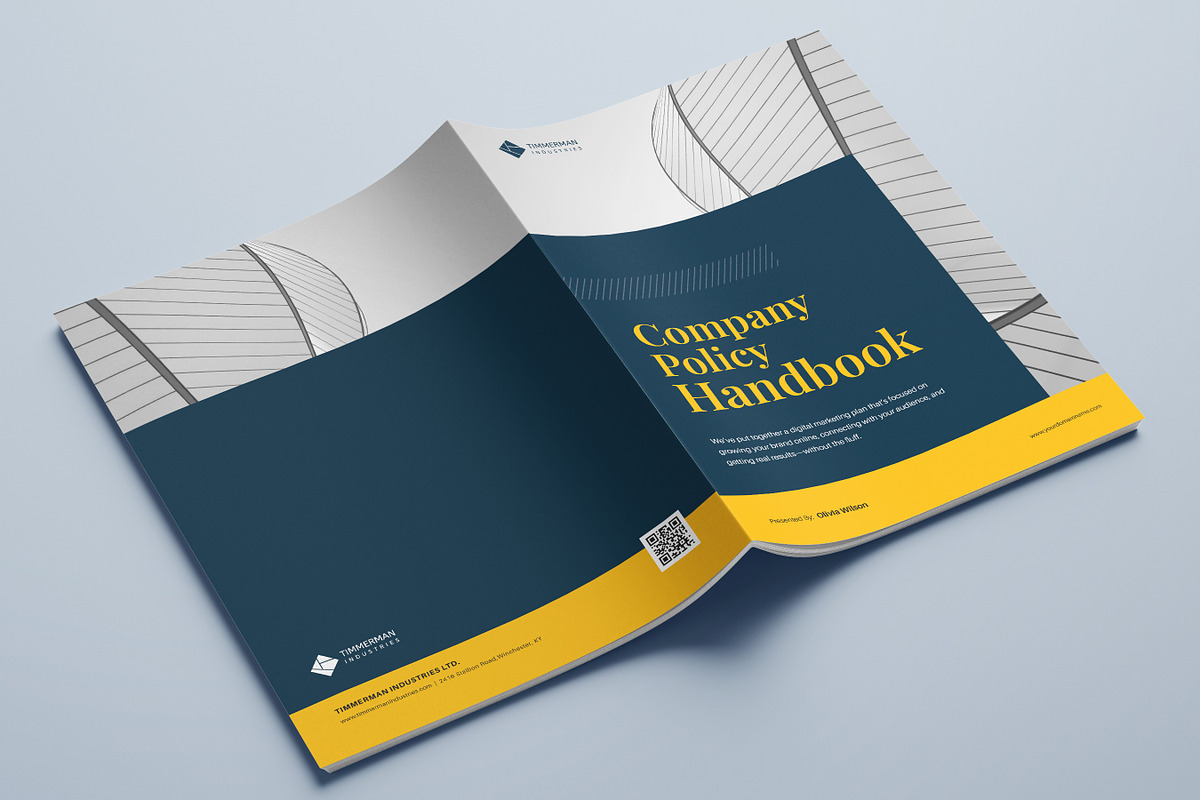 Employee Handbook Template, HR Manual preview 6
