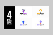 Set of Idea boost Logo designs, a Branding & Logo Template by Lucky Creative (Thumbnail 1 of 5)