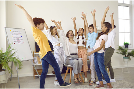 Motivated elementary school students, a School & Education Photo by StudioRomantic