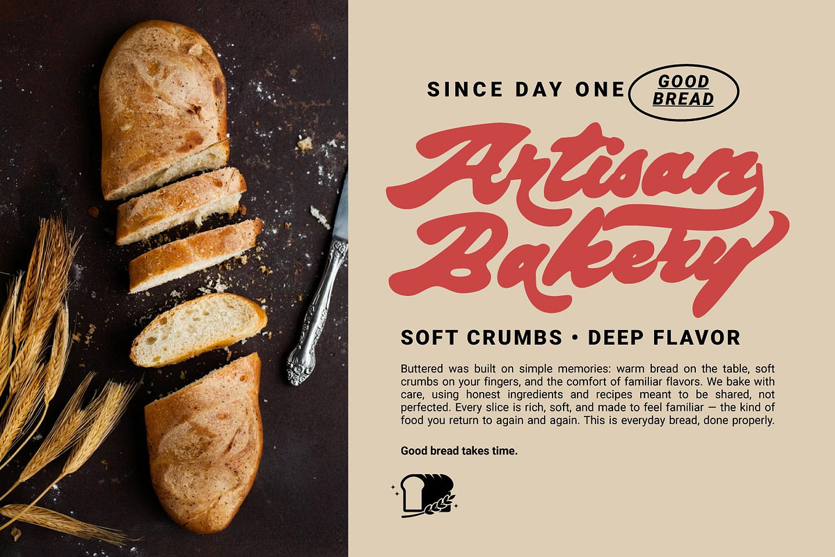 Bright Supply - Bold Script Font, a Script Font by Zarma Type (Photo 7 of 12)