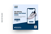 Mens footwear shoes sale poster, a Social Media Template by graphics city (Thumbnail 1 of 2)