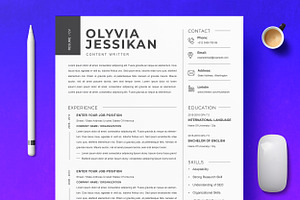 Resume For Job Word CV Template