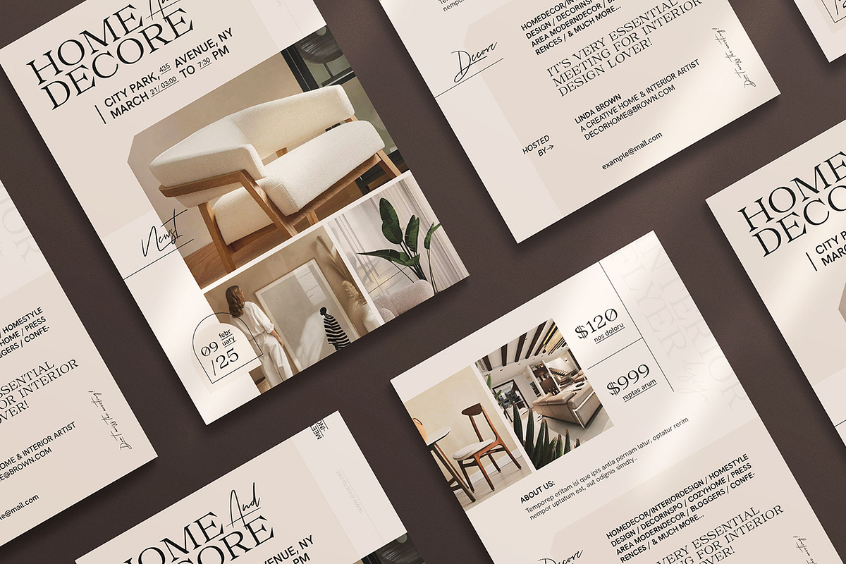 Interior Flyer Design Template, a Flyer Template by ArtisanaAura (Photo 4 of 4)