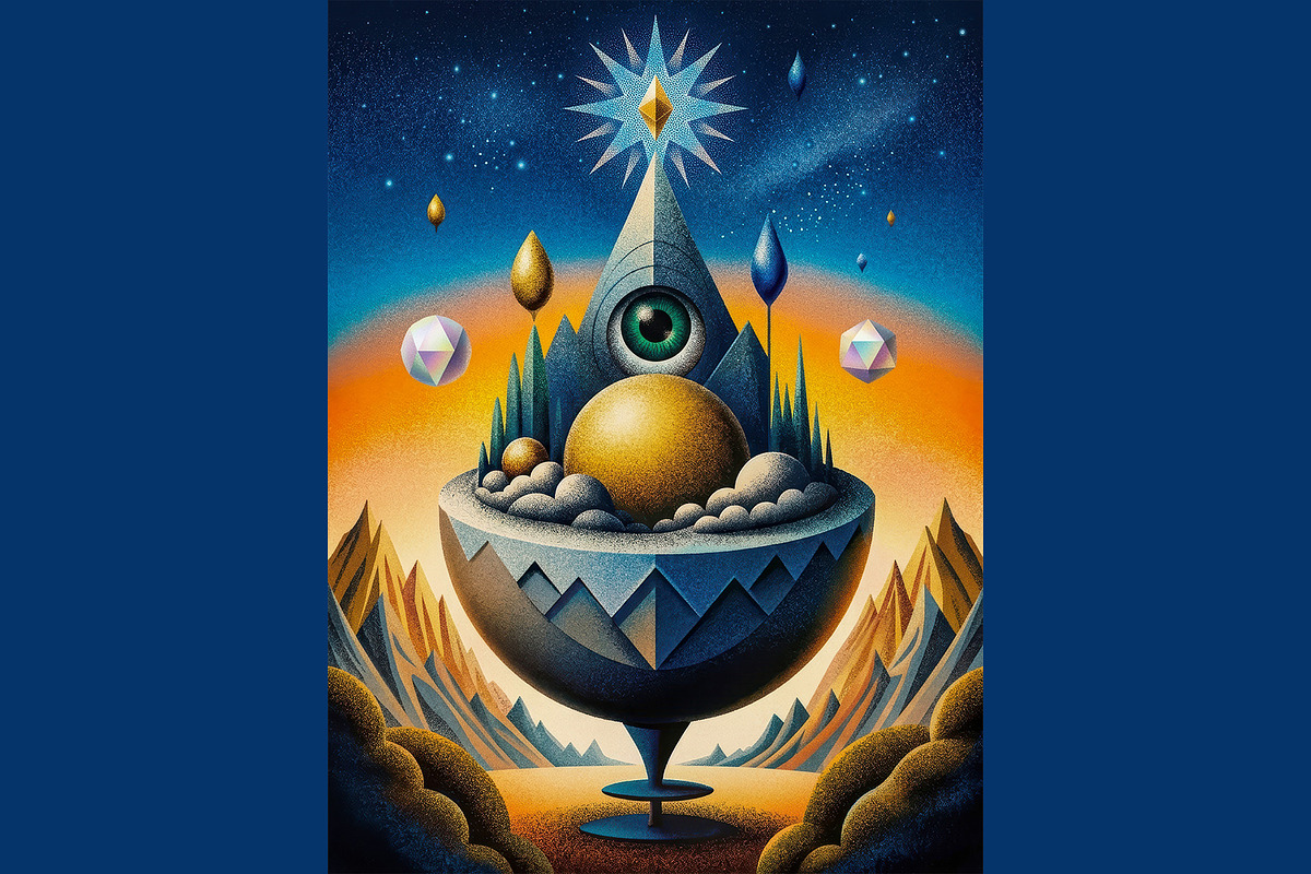 Surreal Cosmic Eye Clipart, a Decorative Illustration by StockVerse Creative (Photo 2 of 4)