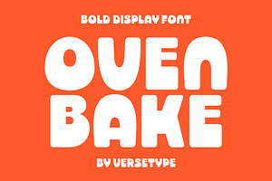 Oven Bake – Bold Retro Display Font