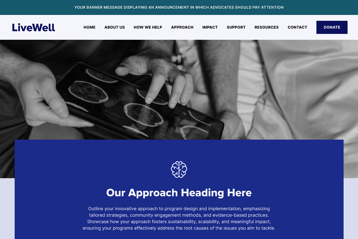 Healthcare Showit Website Template, a WordPress Template by Studio Humankind (Photo 8 of 20)