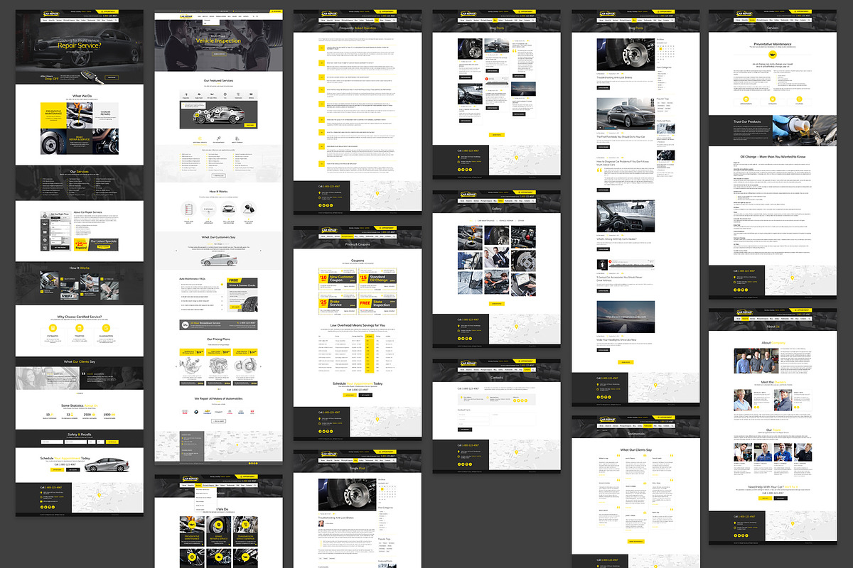 Car Repair Service - HTML Template, a HTML Template by TonyTemplates (Photo 5 of 5)