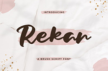 Rekan - Brush Script Font