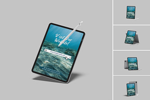 Realistic Tablet Mockup, an iPad Mockup by lamorastudio