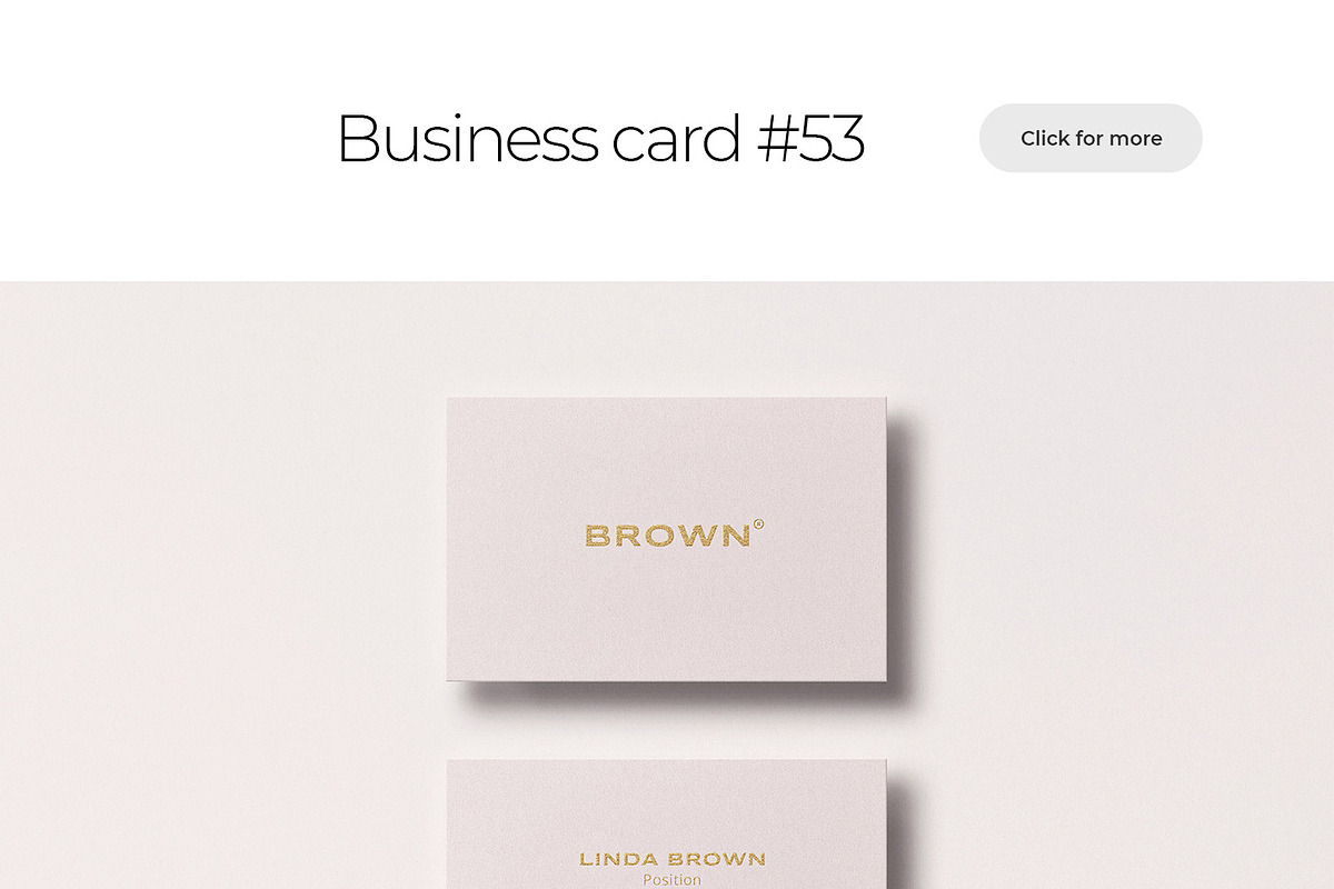 Business Card Mockup Template Bundle, a Business Card Template by PrintPixel (Photo 52 of 104)