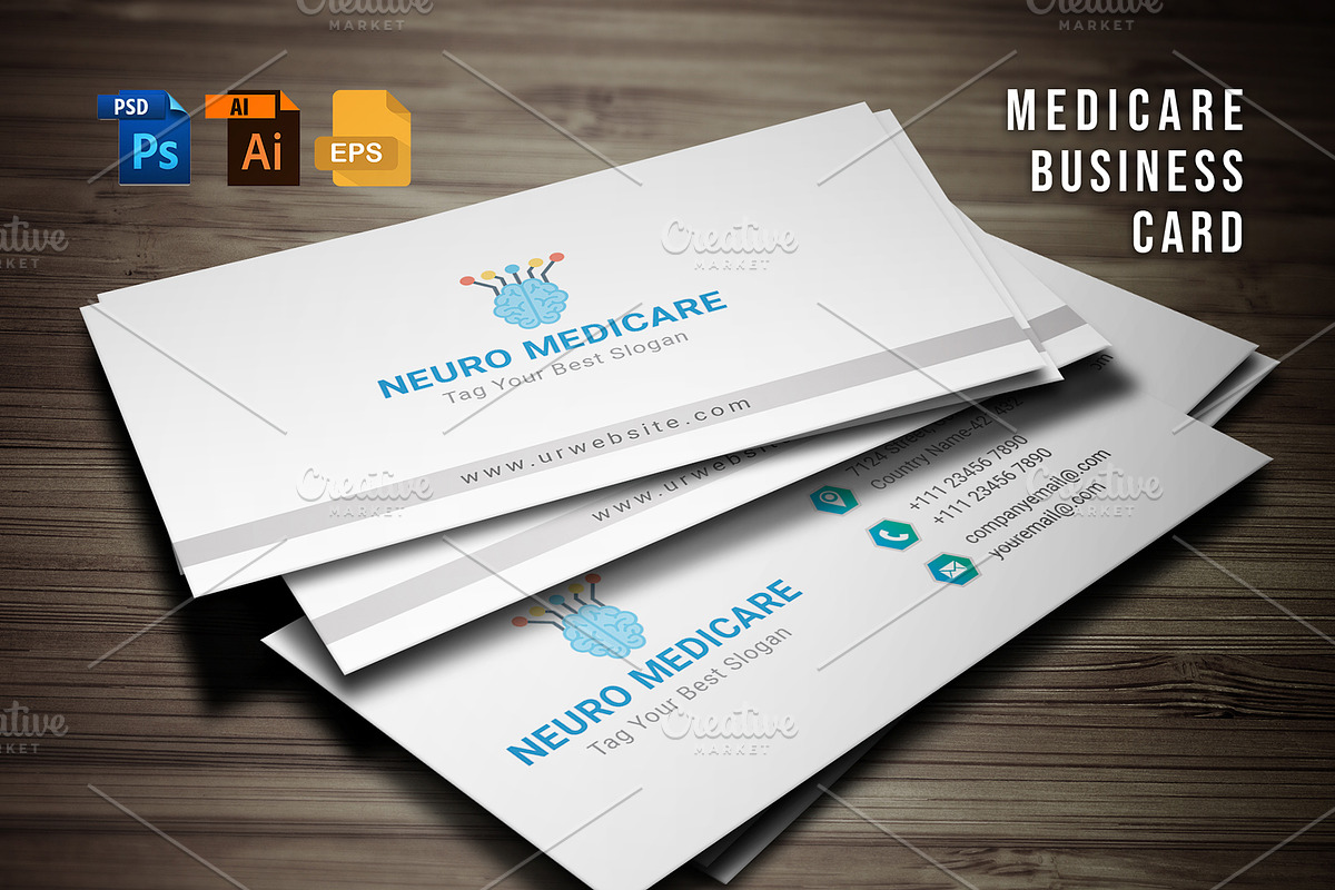 Madicare Business Card, a Business Card Template by graphicsunday (Photo 1 of 4)