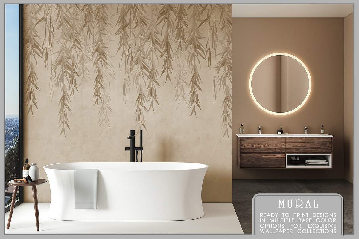 Fresco collection Willow rain, a Wallpaper Graphic by Natalia0307 (Photo 12 of 19)