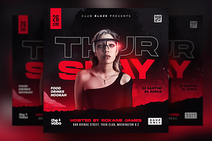 Night Club Flyer Template, a Flyer Template by FLYERHIVE