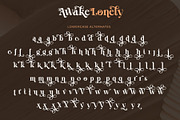 Awake Lonely - Swirl Serif Font, a Serif Font by Airotype (Thumbnail 13 of 14)