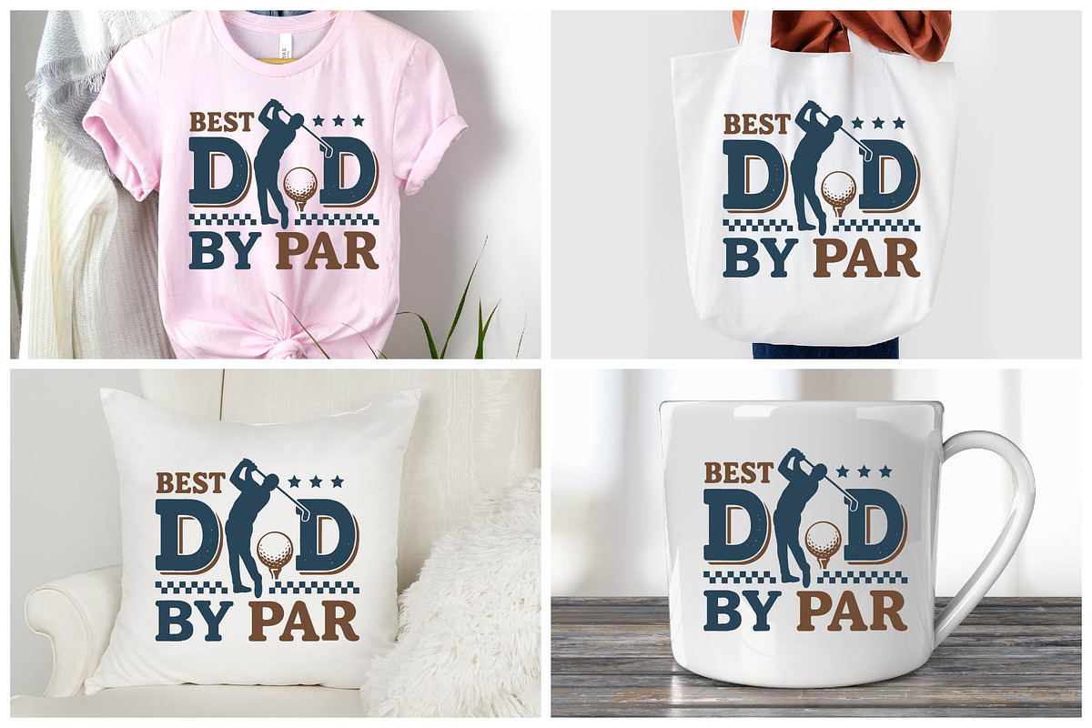 Best Dad by Par – Golf Father's Day, an Illustration by BeeCraftR (Photo 4 of 5)