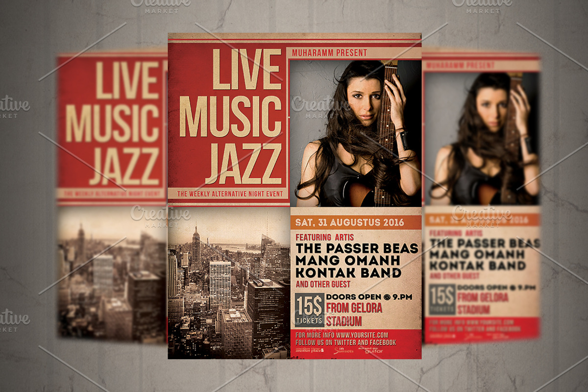 Acoustic Flyer / Poster, a Flyer Template by Septian