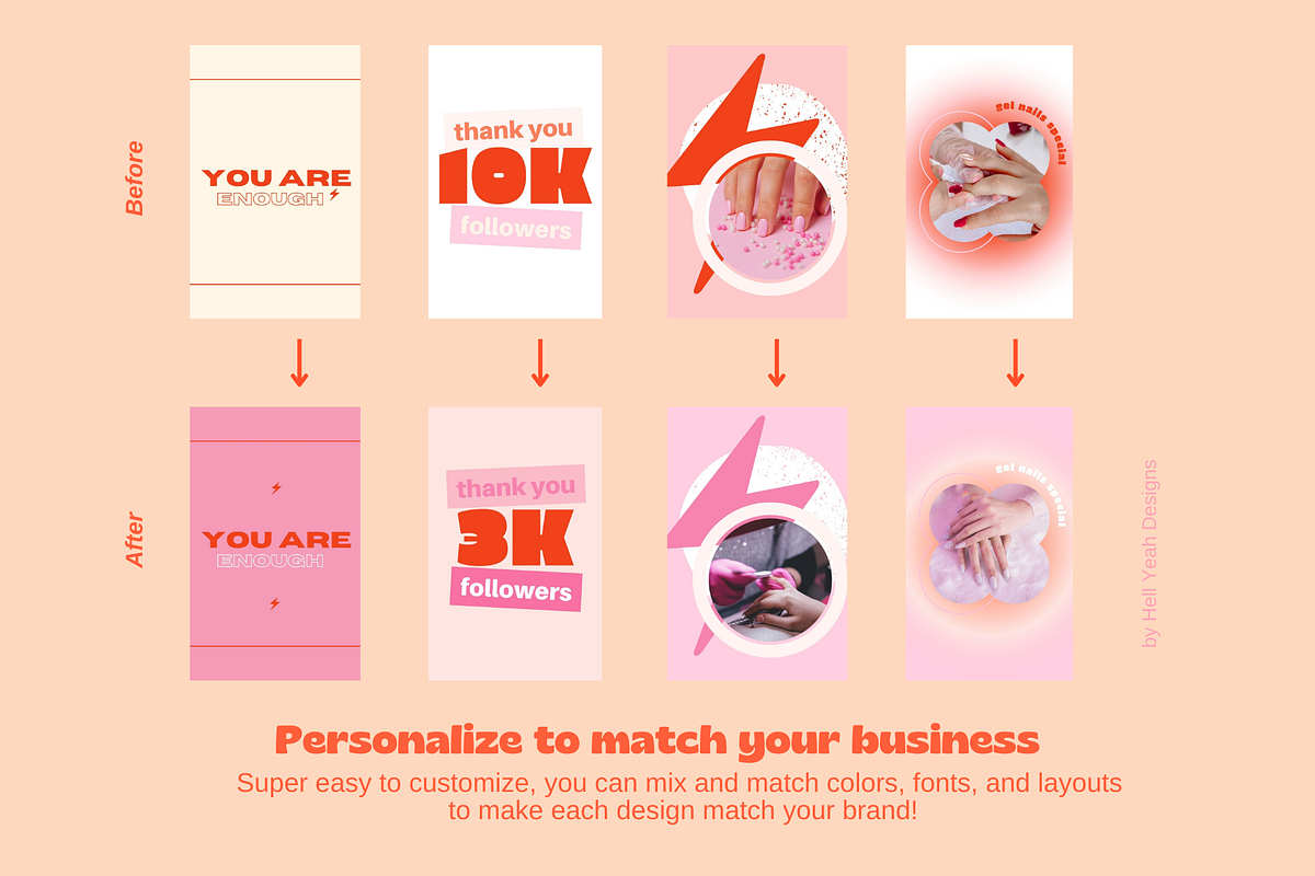 Cherry Instagram Story Templates, a Social Media Template by Hell Yeah Designs (Photo 7 of 8)