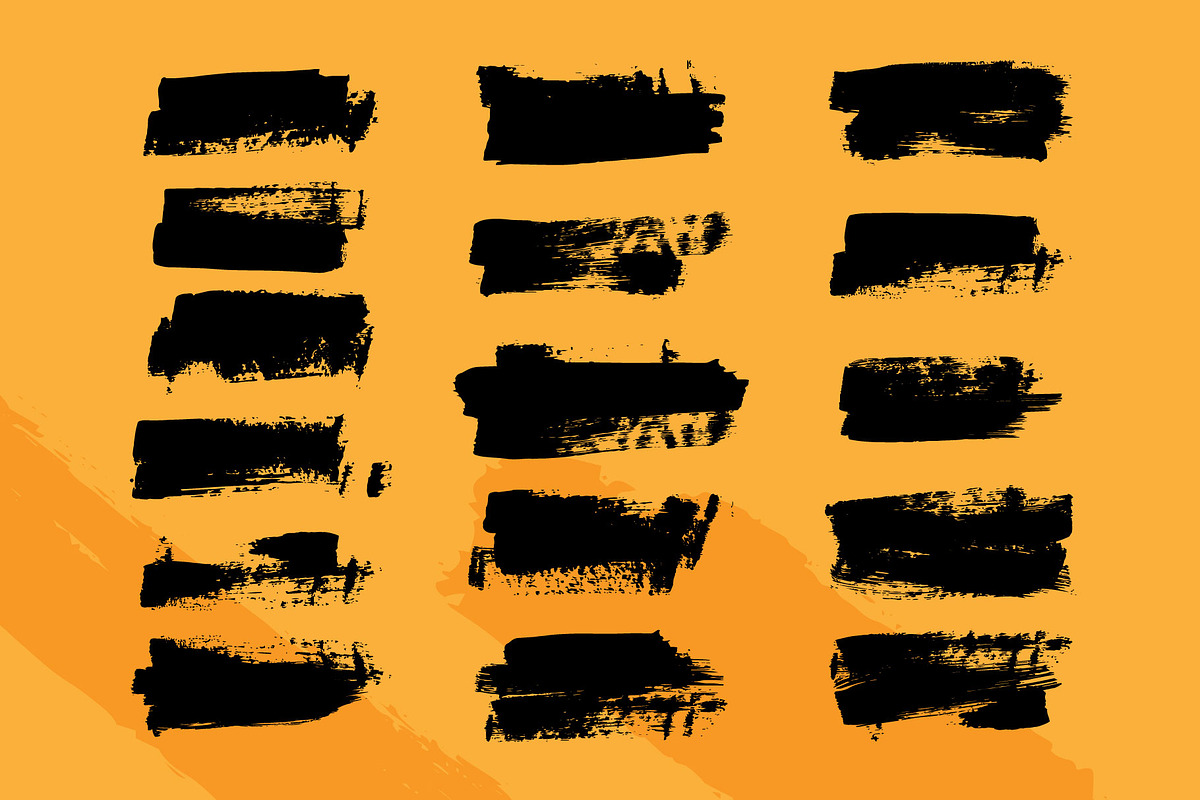 Set of Grunge Brush Strokes, a Brush Add-On by Warm Snow (Photo 2 of 6)