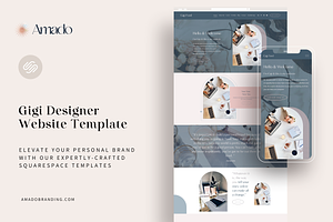 Gigi Squarespace Website Template