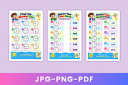 Quarter-Hour Clock Puzzles, a Stationery Template by Designmela01 (Thumbnail 2 of 6)