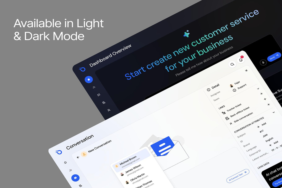CareSync - AI Customer Support UI, an UI Kit Template by Creative Perspective (Photo 3 of 7)