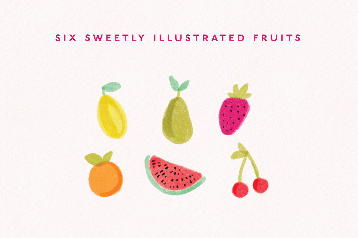 Sweet Watercolor Fruit Illustrations, a Graphic by Ashley DeMeyere (Photo 2 of 5)