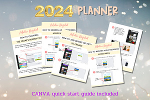 2024 Planner - Canva Template