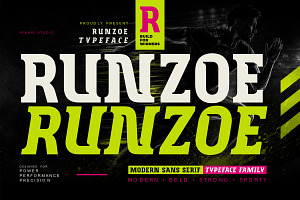Runzoe – Modern Display Sans Serif