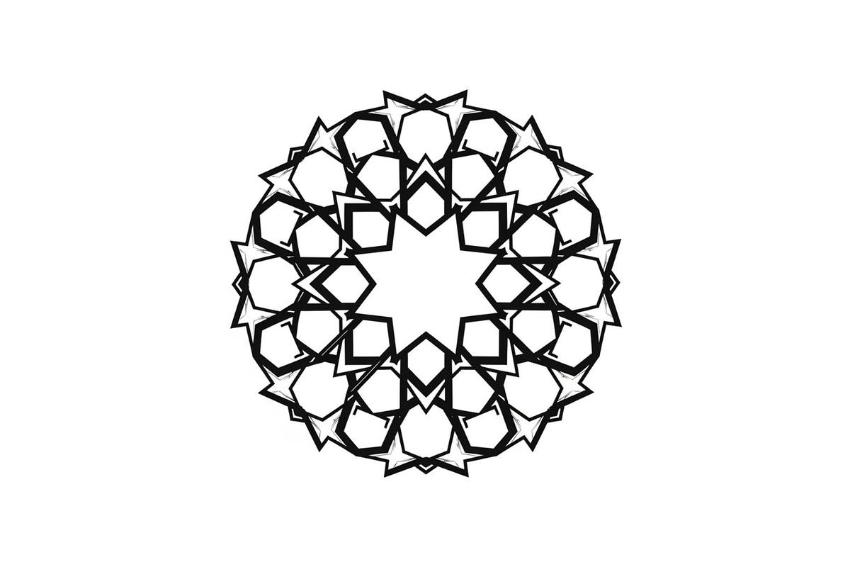 Islamic Mandala Geometric Bundle, an Illustration by Gaye Art (Photo 19 of 51)