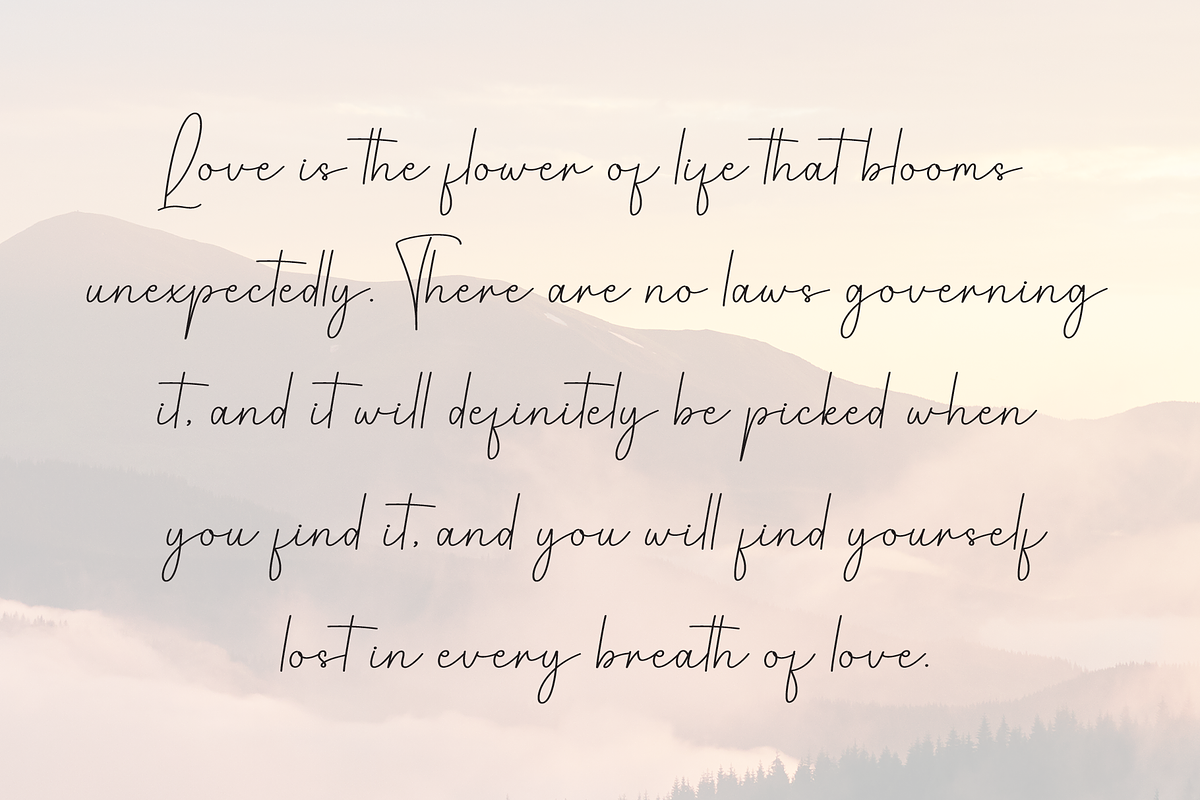 Carmila Signature | Script Font, a Handwritten Font by Scratchones (Photo 6 of 8)