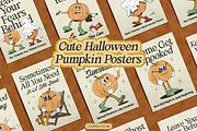 Cute Halloween Pumpkin Collection, a Decorative Illustration by Curiouss (Thumbnail 1 of 7)