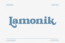 Lamonik Display Serif Font