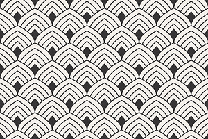 Petalled Seamless Patterns Set 3