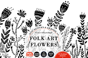 Folk Art Flowers, a Pattern Graphic by Arie Clares (Thumbnail 11 of 11)