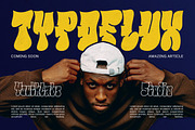 Fiuzz - Bold Bubble Graffiti Font, a Handwritten Font by Youthlabs Studio (Thumbnail 5 of 14)