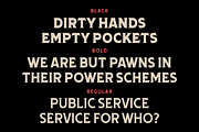 Hoektand Typeface, a Serif Font by Frantic Disorder (Thumbnail 5 of 6)