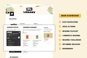 Notion Books and Reading Template, a Templates & Theme by Woolshark (Thumbnail 3 of 10)