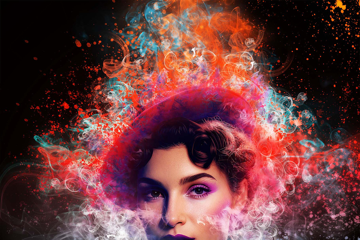 Smoke Manipulation Photoshop Action, an Action Add-On by MRI STUDIO (Photo 5 of 18)